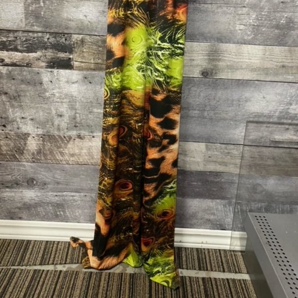 GOTSTYLE Animal Print Travel Resort Long Dress - Size: L - MI USA - **EUC** - Picture 5 of 5